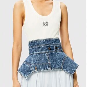 Loewe Blue Denim Belt